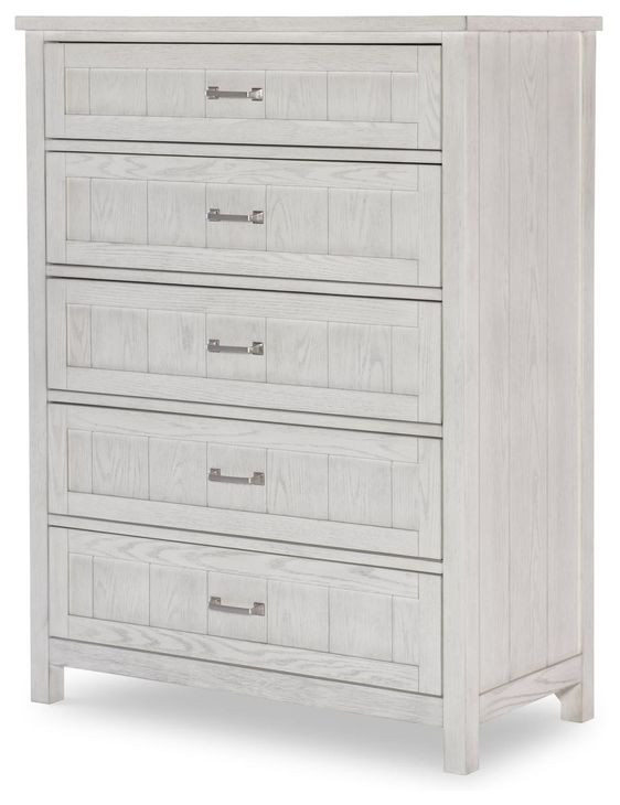 Preston Bleached Linen Youth Panel Bedroom Set with LED