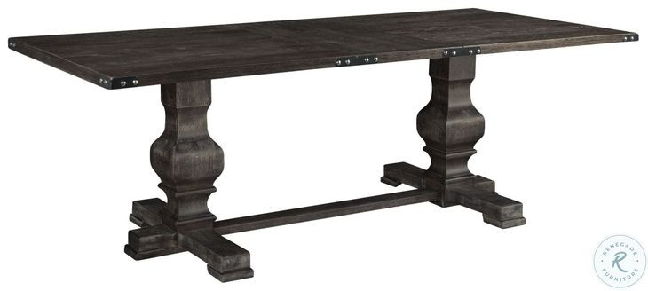 Manchester Charcoal Dining Table