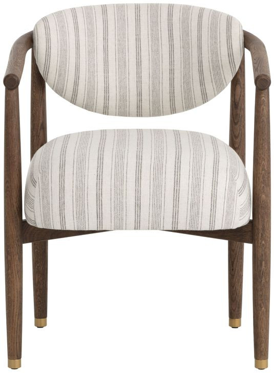Freya Gifford Script Upholstered Dining Armchair