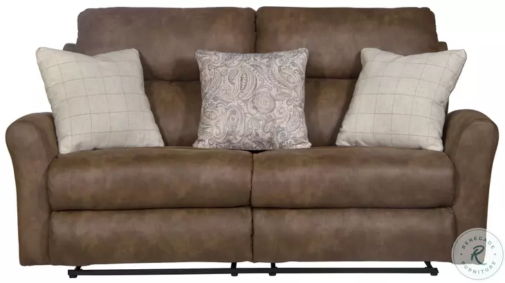 Justine Burlap Lay Flat Reclining 75" Loveseat