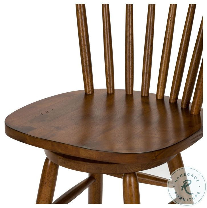 Creations II Tobacco 30" Copenhagen Swivel Bar Stool