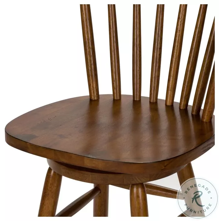 Creations II Tobacco 30" Copenhagen Swivel Bar Stool