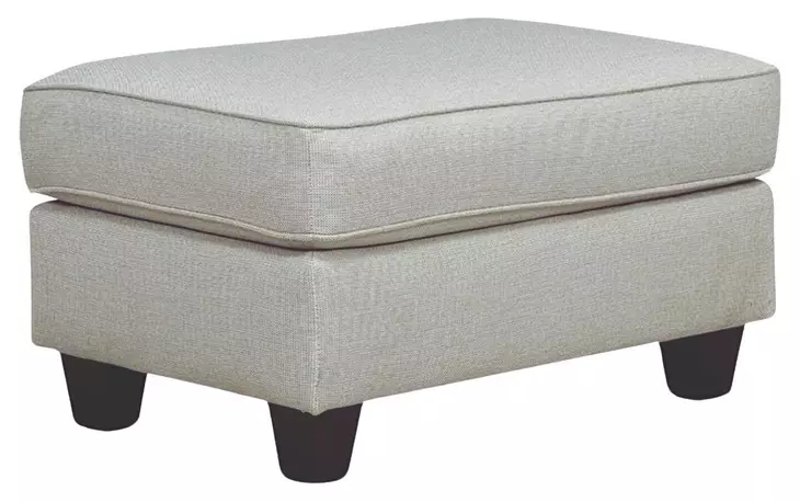 Awesome Oatmeal Beige Performance Fabric Upholstered Rectangular Cocktail Ottoman