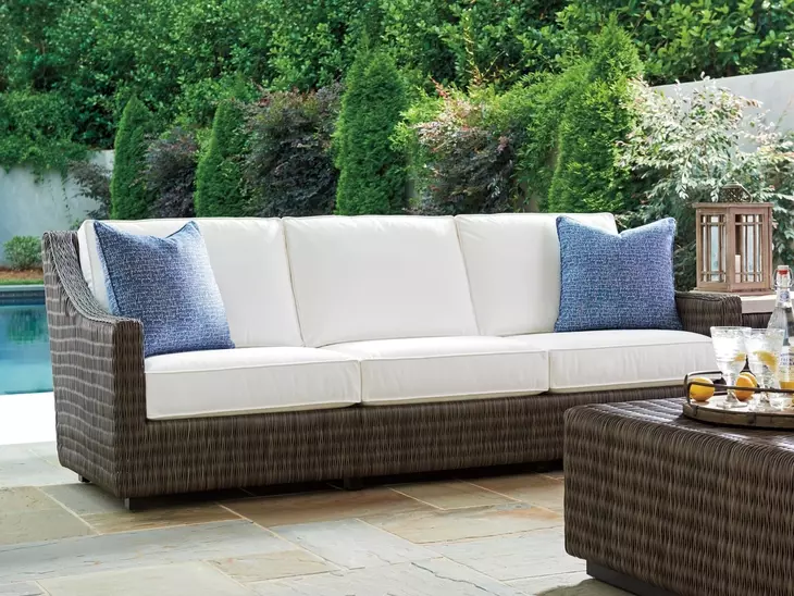 Cypress Point Ocean Terrace Beige Outdoor Conversation Set