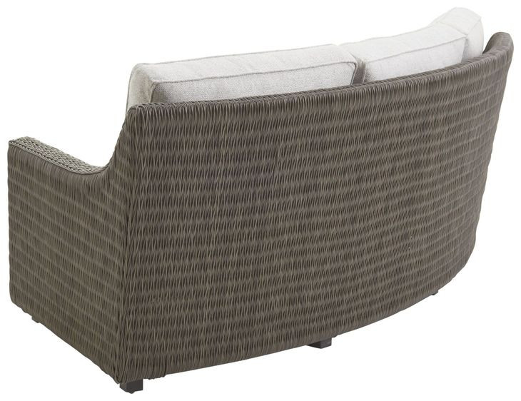 Cypress Point Ocean Terrace Beige 3 Piece Curved Outdoor Sectional