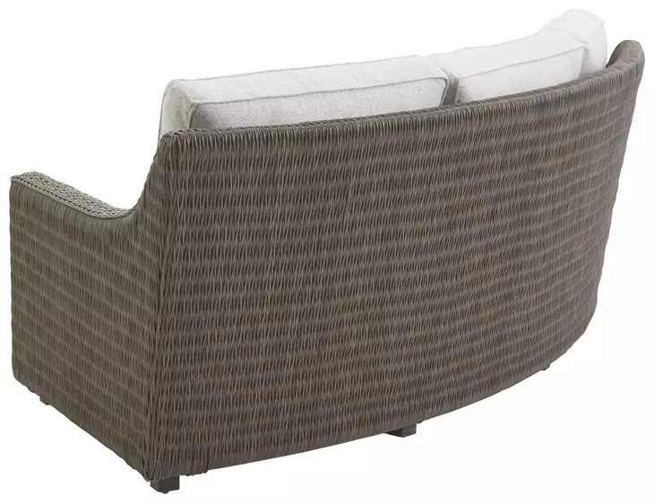 Cypress Point Ocean Terrace Beige 3 Piece Curved Outdoor Sectional