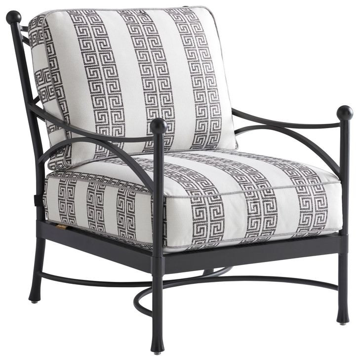 Pavlova Gray Upholstered Outdoor Accent Chair