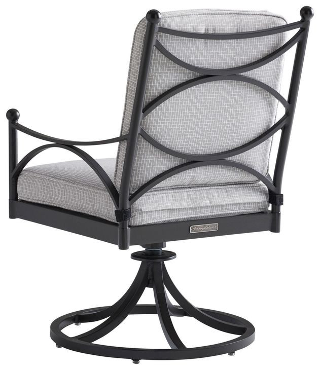 Pavlova Gray Upholstered Outdoor Dining Chair - Thumbnail 4