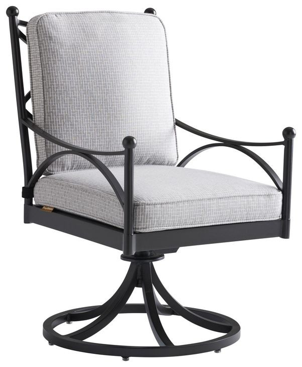 Pavlova Gray Upholstered Outdoor Dining Chair