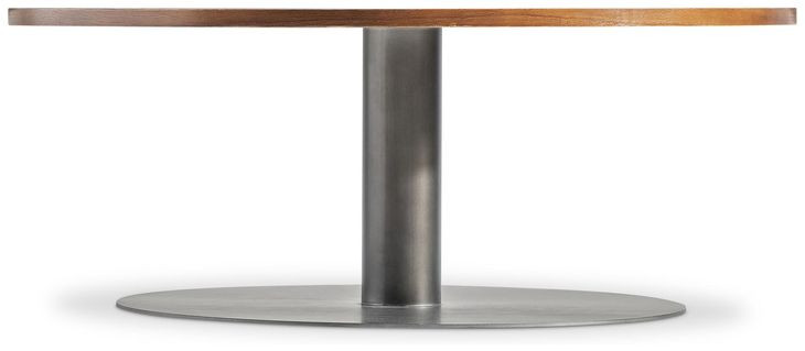 Brasea Lume and Tungsten Round Cocktail Table