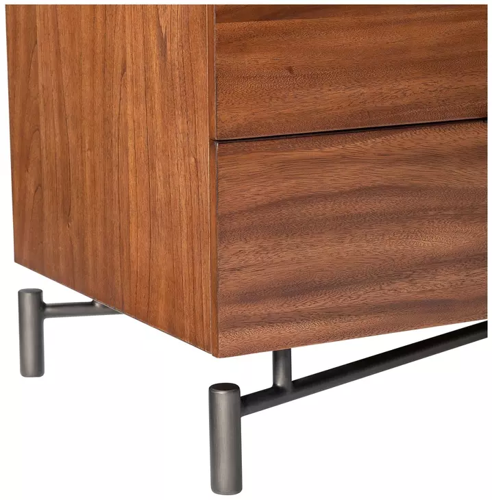 Brasea Lume and Tungsten 6 Drawer Small Dresser