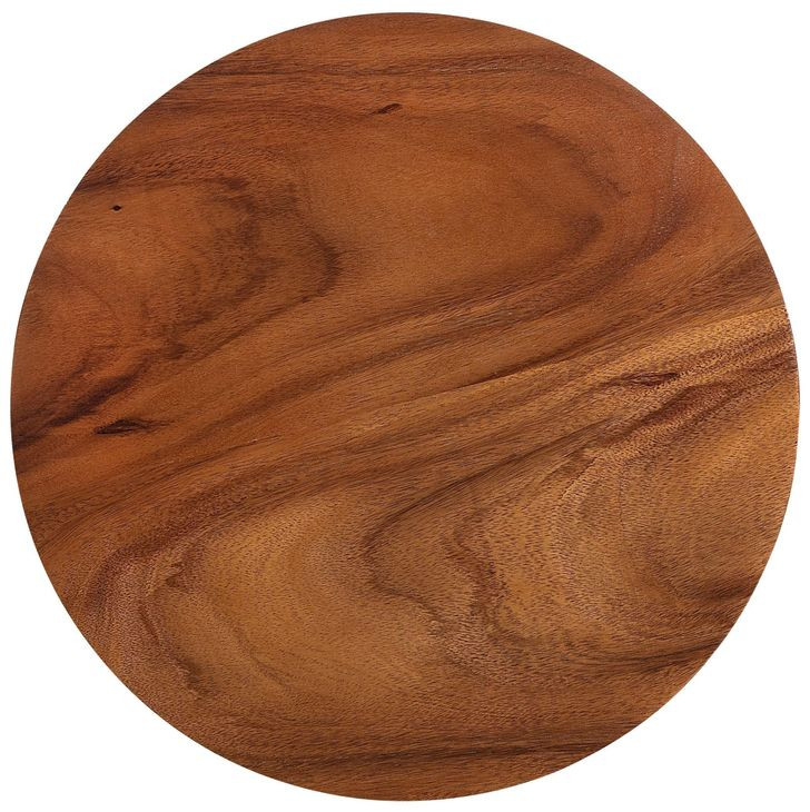 Brasea Lume and Tungsten Round Side Table
