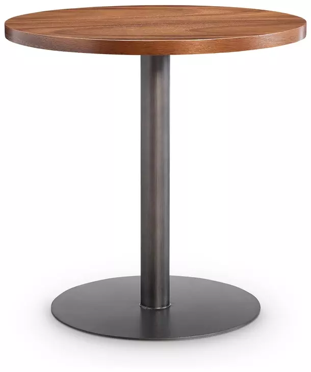 Brasea Lume and Tungsten Round Side Table