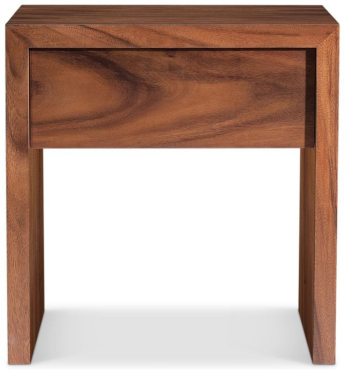 Brasea Lume 1 Drawer Nightstand with USB Charging