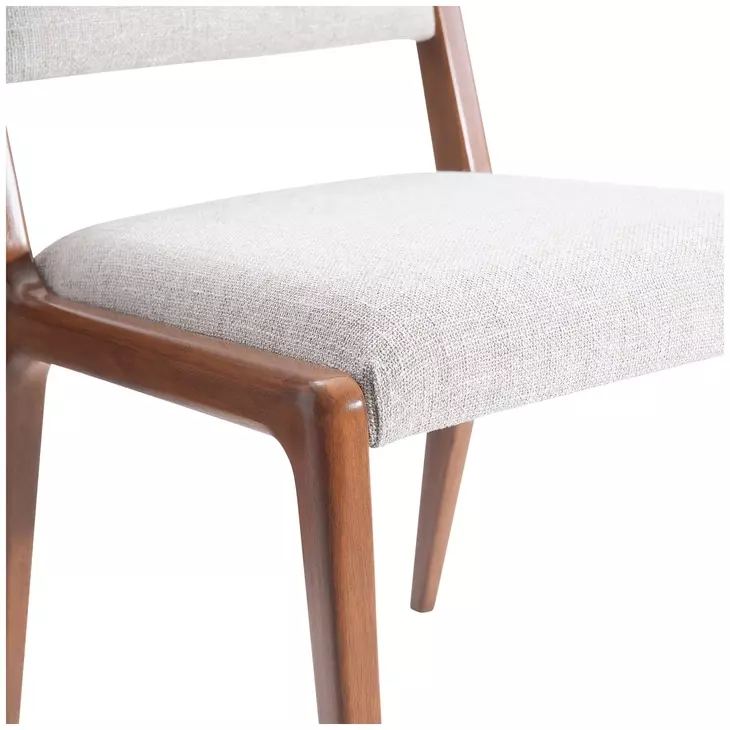 Brasea Beige Performance Fabric Upholstered Side Chair