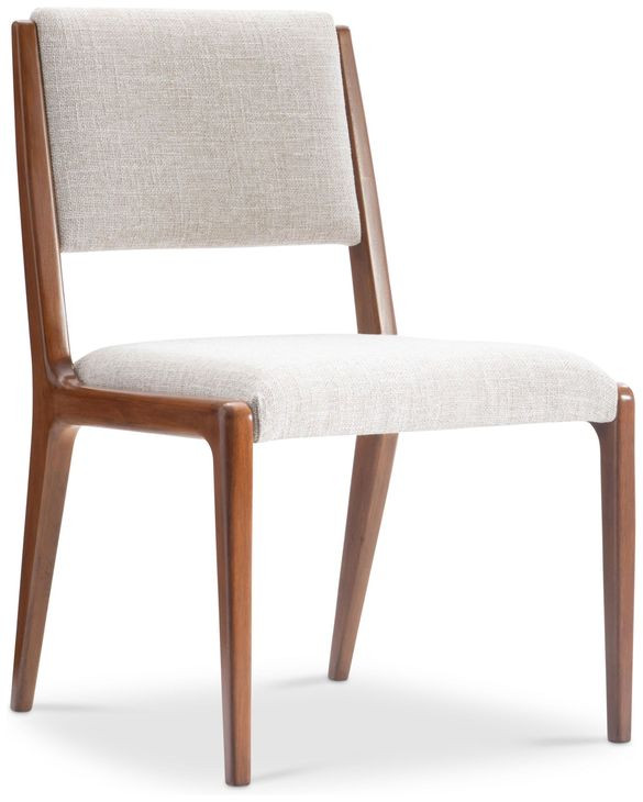 Brasea Beige Performance Fabric Upholstered Side Chair