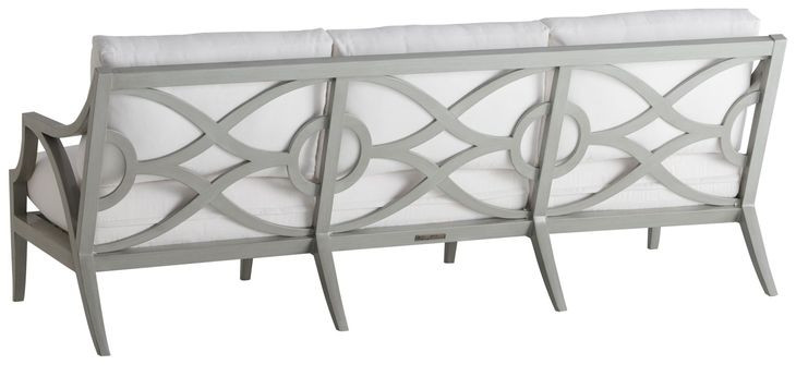 Silver Sands Beige 88" Outdoor Sofa