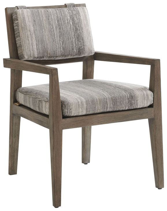 La Jolla Brown Performance Fabric Outdoor Arm Chair