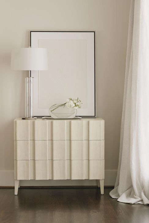 East Hampton Cerused Linen 40" Hall Chest