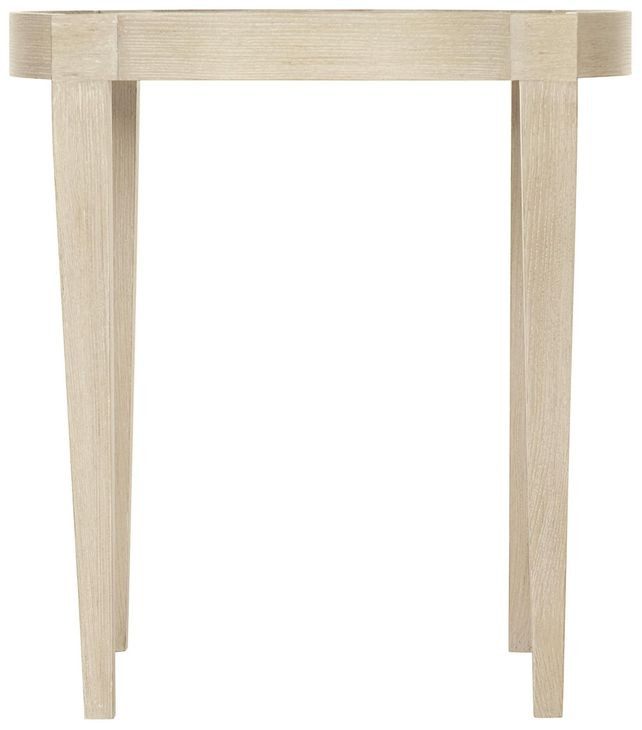 East Hampton Cerused Linen End Table