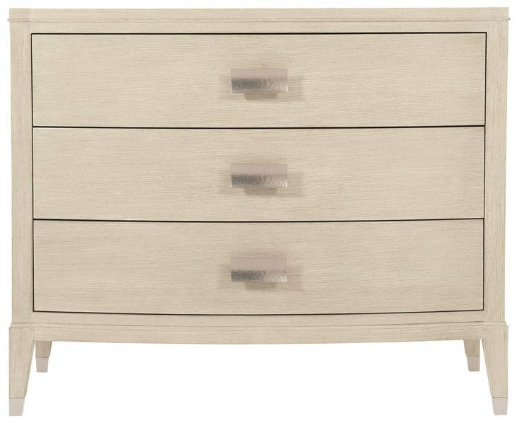 East Hampton Cerused Linen 36" Nightstand