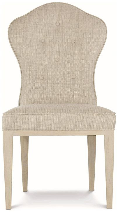 East Hampton Muted Gray Upholstered Side Chair Set of 2