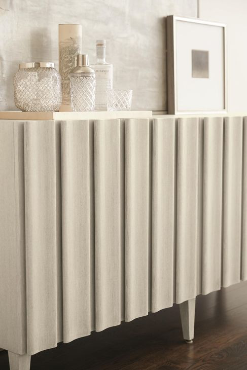East Hampton Cerused Linen TV Stand