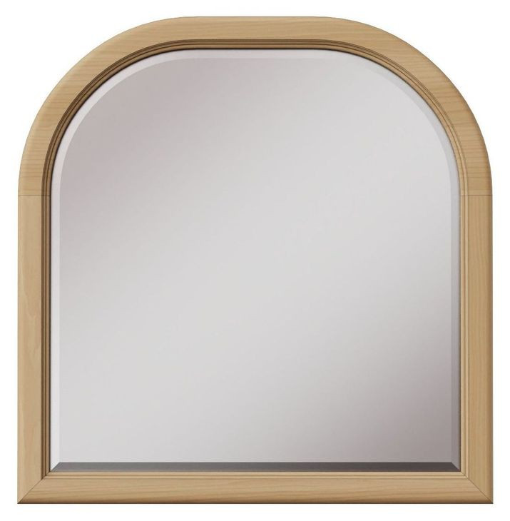 Pure Maple Natural Arched Dresser Mirror