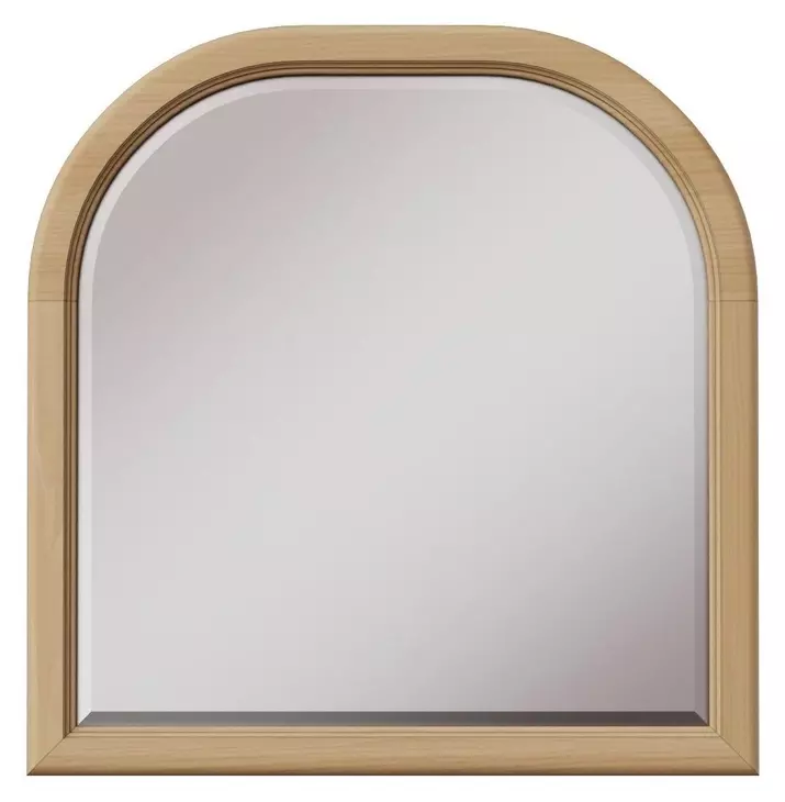 Pure Maple Natural Arched Dresser Mirror