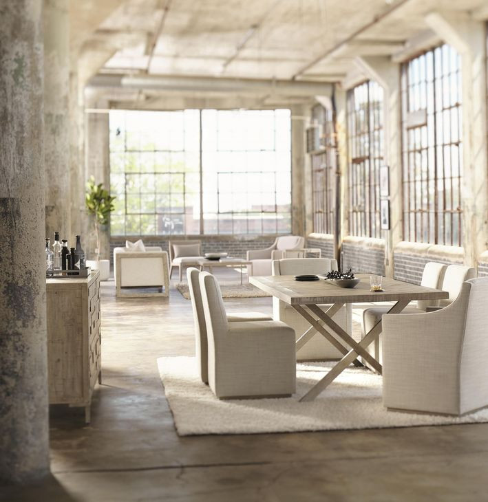 Highland Park Neutral Casey Arm Chair