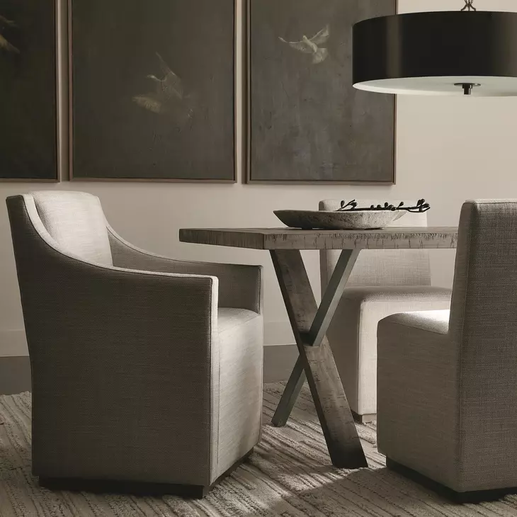 Highland Park Neutral Casey Arm Chair