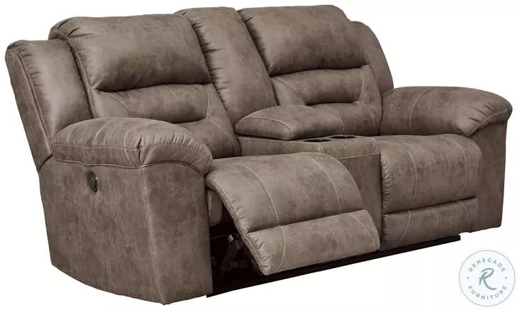 Stoneland Fossil Power Reclining Living Room Set From Home Gallery