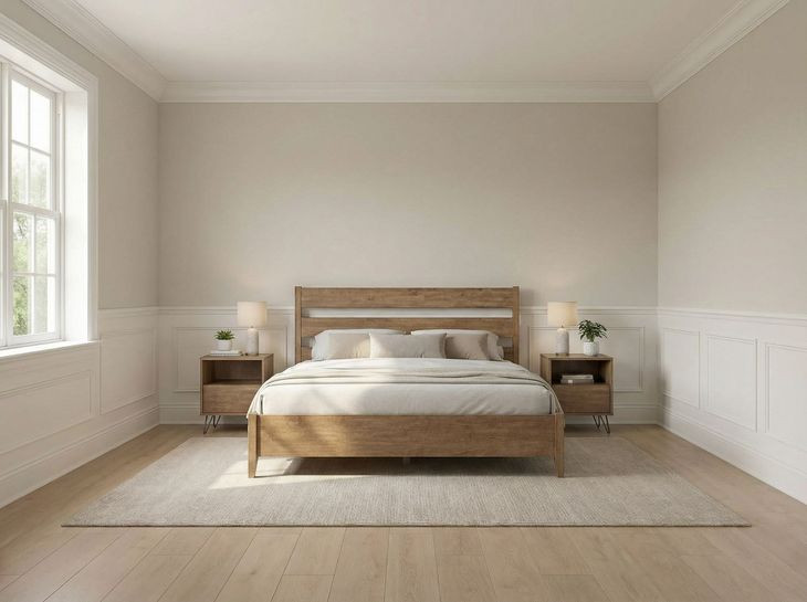 Zest Brown and Gray 1 Drawer Open Nightstand