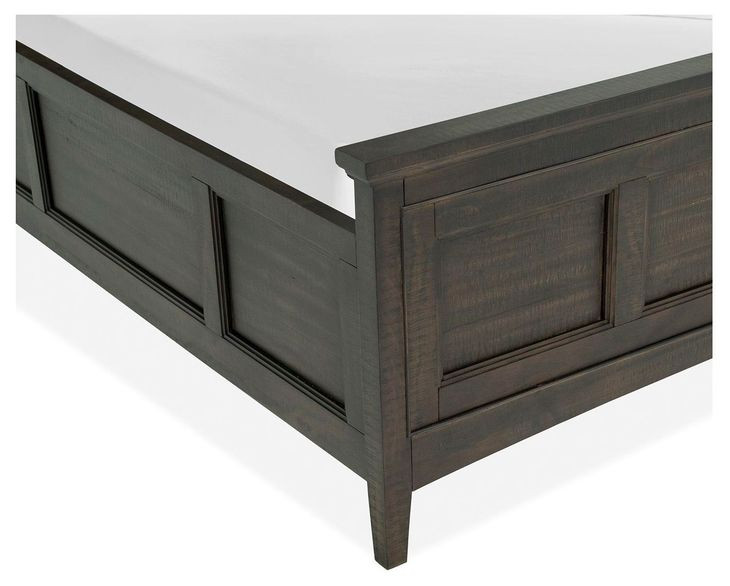 Westley Falls Graphite California King Panel Bed with LED