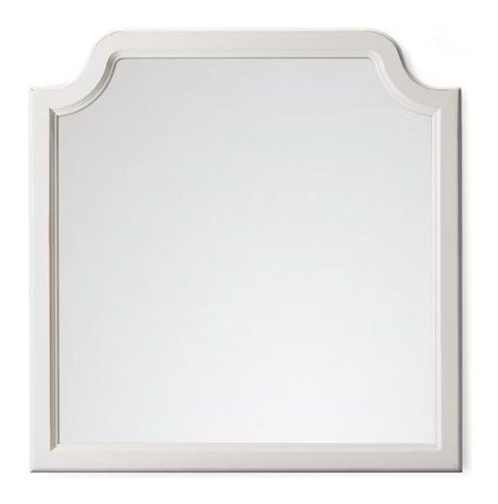 Pure Maple Cottage White Arched Garden Dresser Mirror