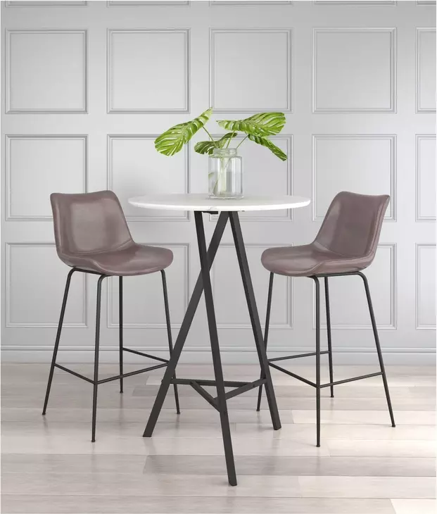 Byron Brown Bar Stool