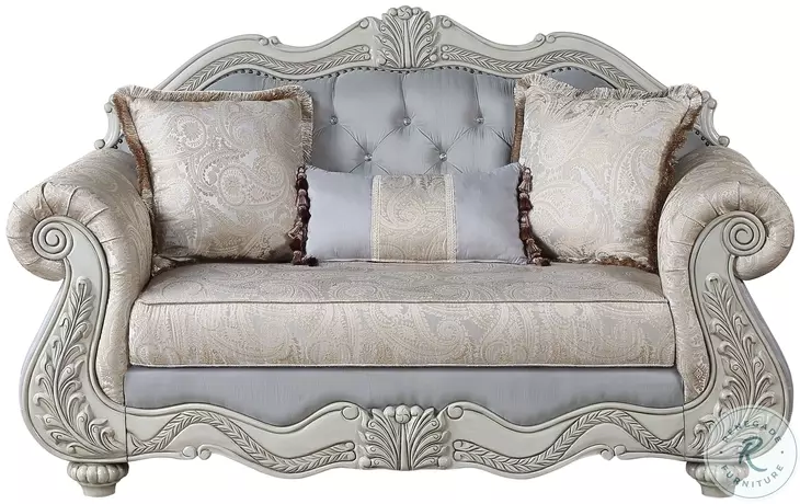 Bianello Vintage Ivory 70" Loveseat