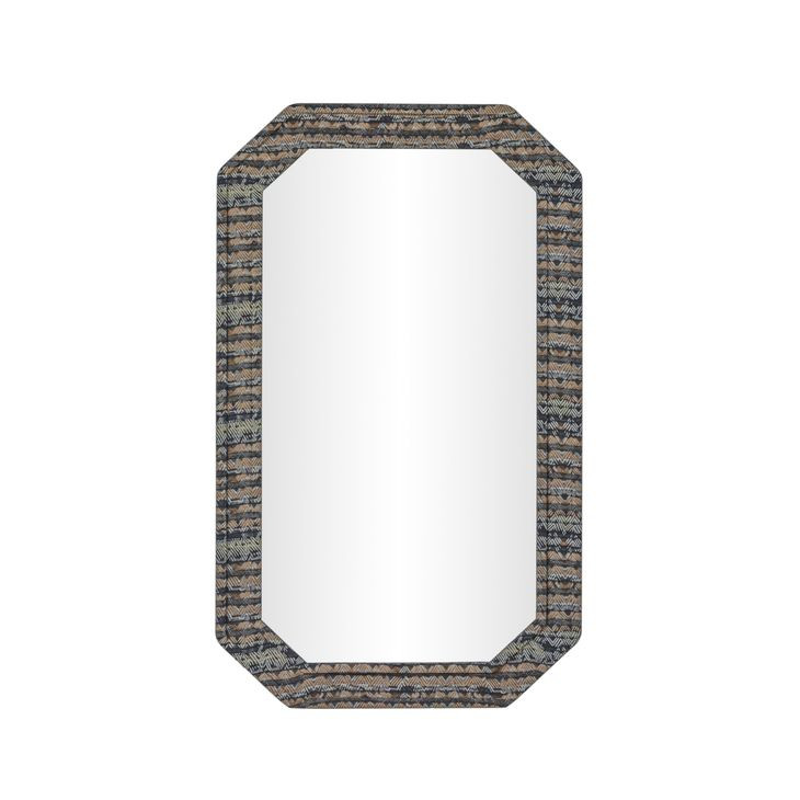 Charlene Apex Print Rectangular Wall Mirror
