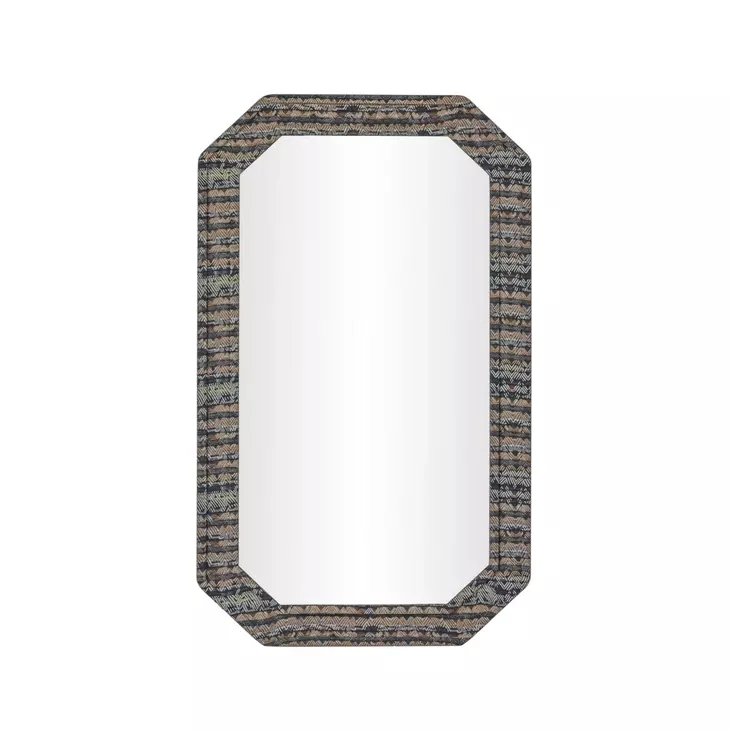 Charlene Apex Print Rectangular Wall Mirror