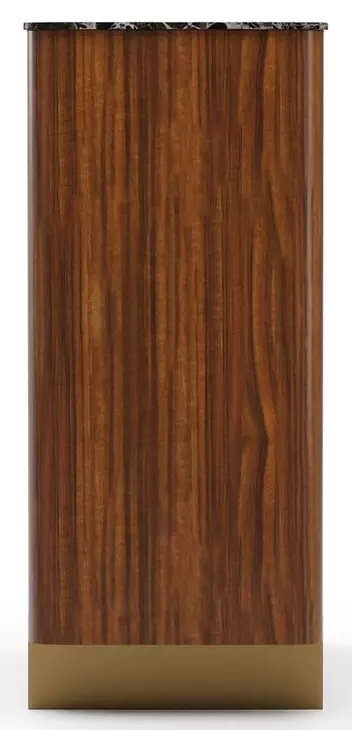 Altura Dark Emperador Stone Top Occasional Table Set