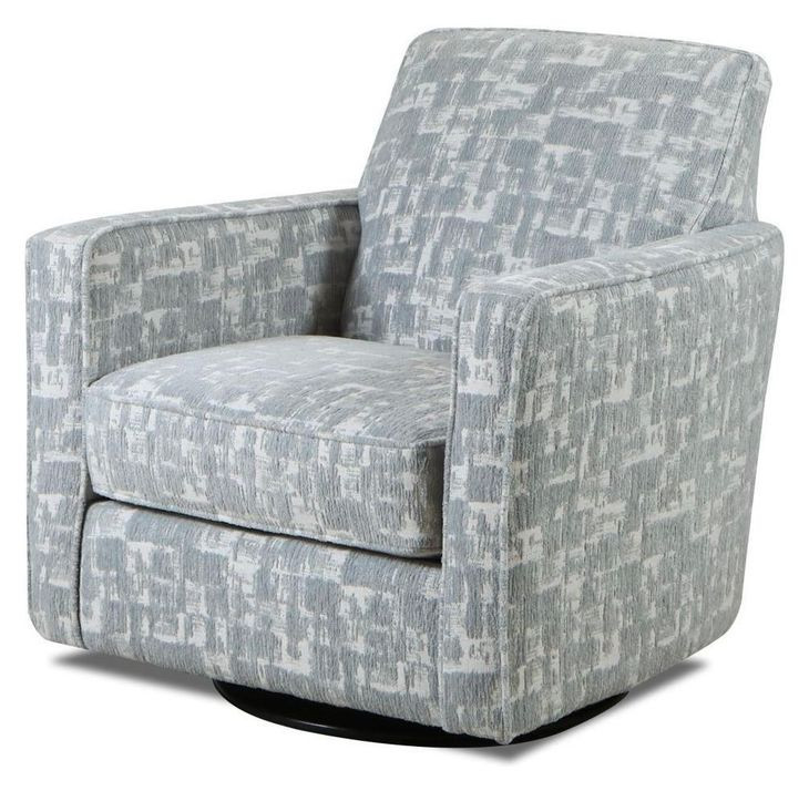 Doc Fossil Fillmore Chambray Swivel Glider Chair