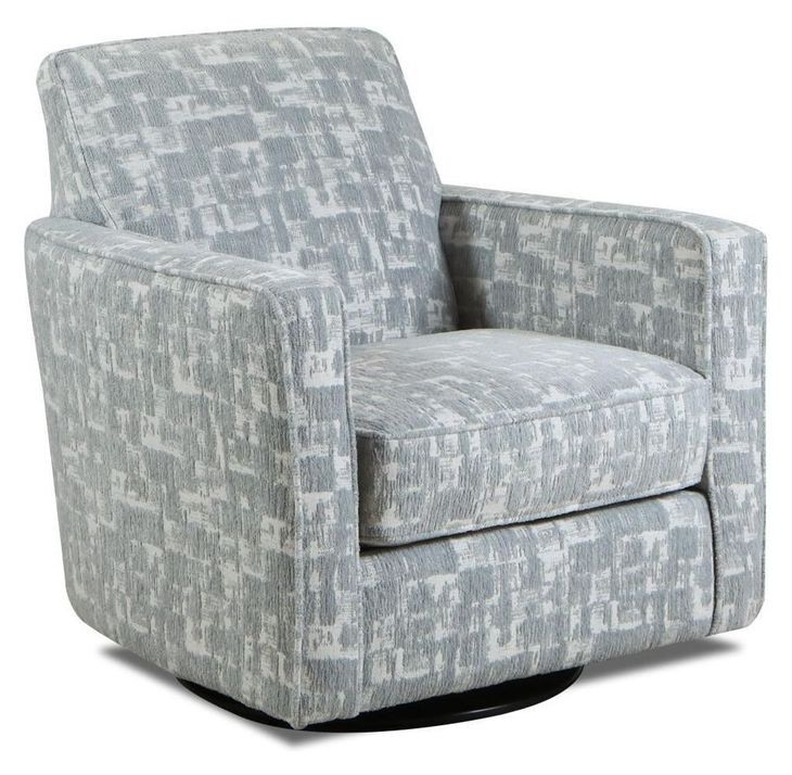 Doc Fossil Fillmore Chambray Swivel Glider Chair
