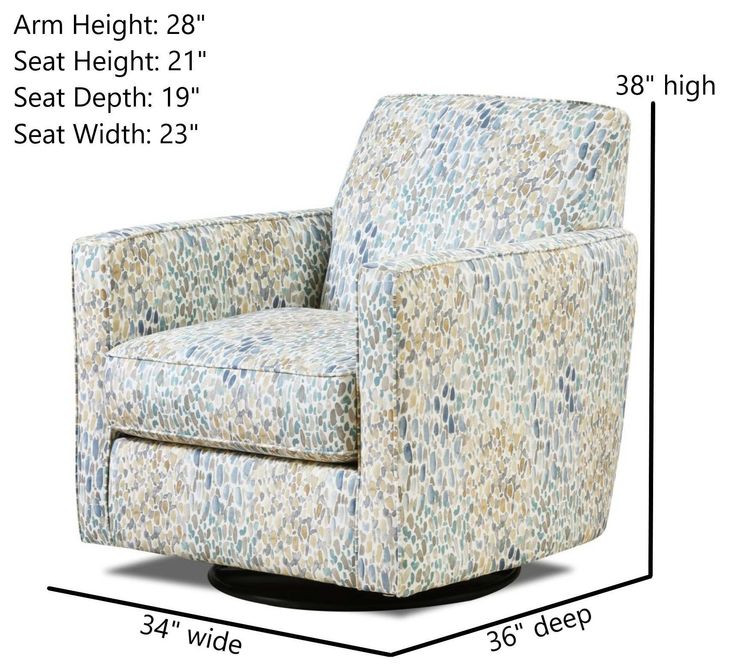 TNT Hemp Lido Aquarius Swivel Glider Chair