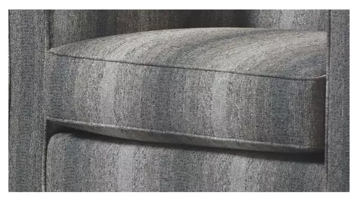 Argo Ash Gray Performance Fabric Upholstered Swivel Glider Accent Chair