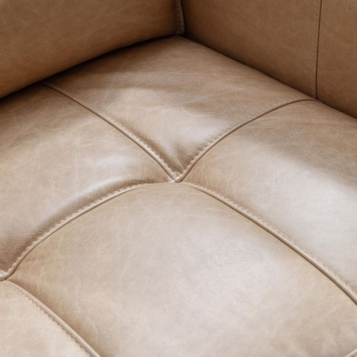 Nest Cream Leather Power Motion Chair