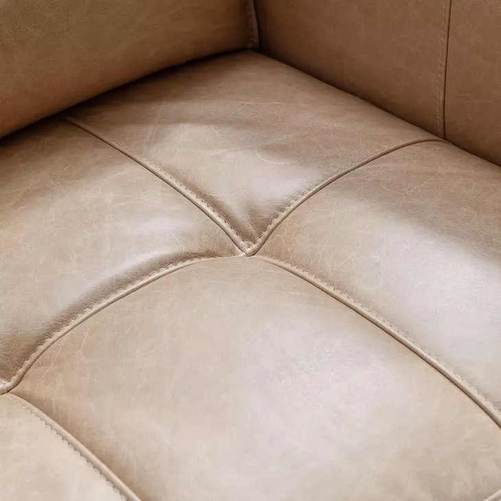Nest Cream Leather Power Motion Chair
