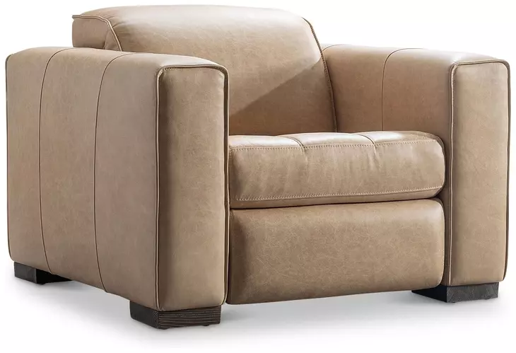 Nest Cream Leather Power Motion Chair