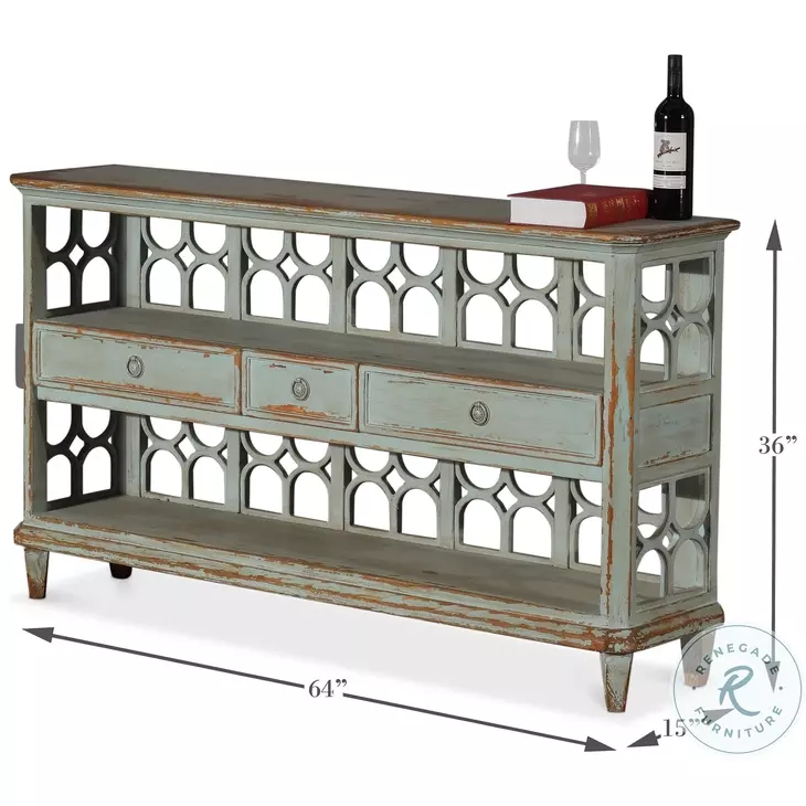 Connoisseur Blue Wine Shelf