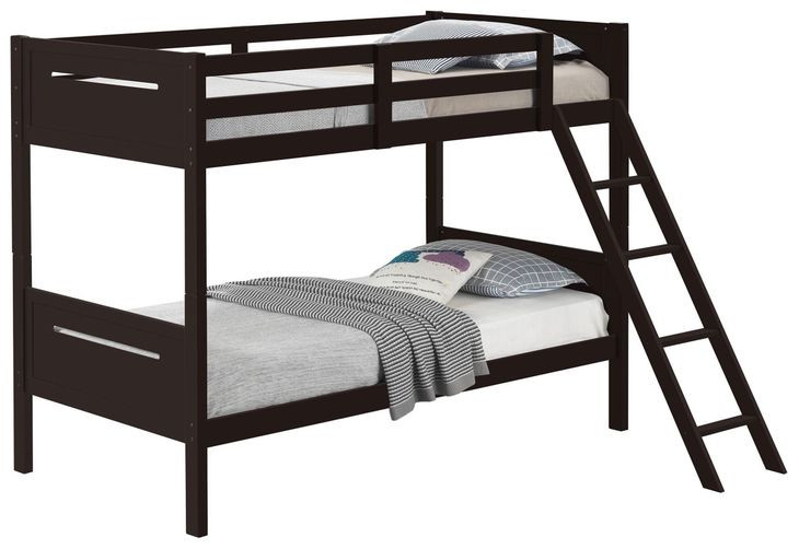 Littleton Espresso Twin Over Twin Bunk Bed