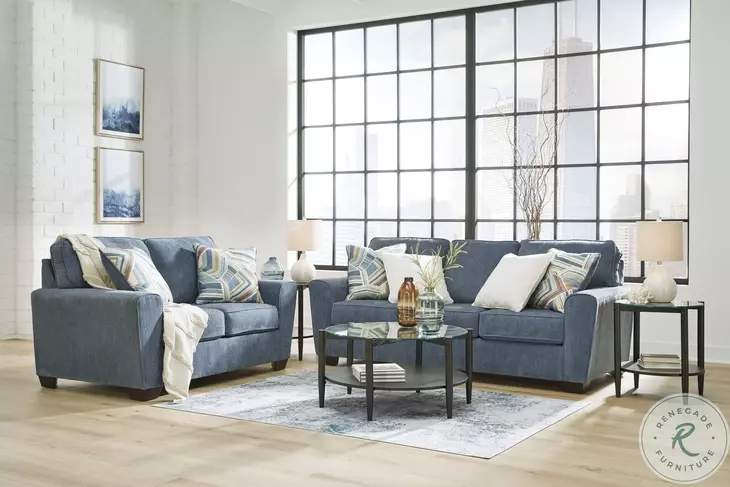 Cashton Blue Sofa